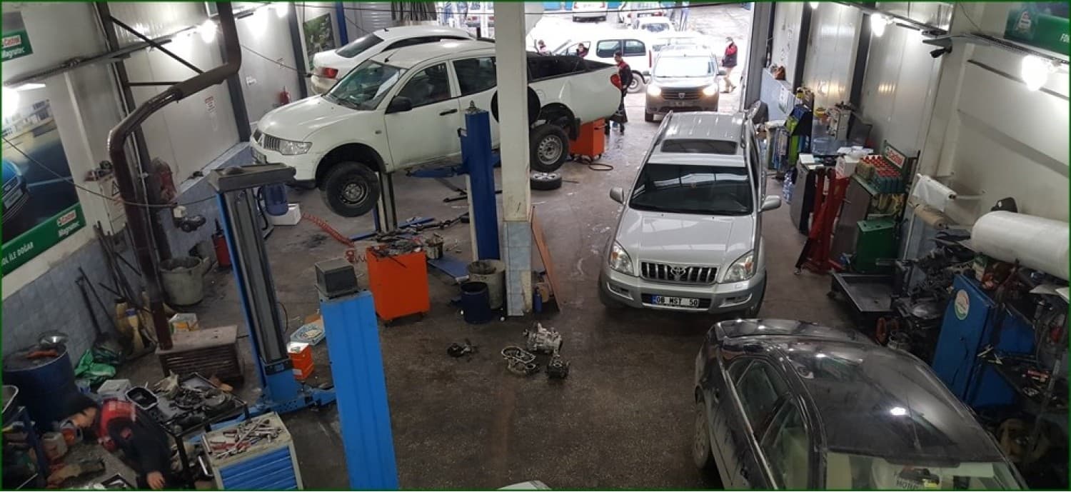Yüksel Oto Servis tesisi